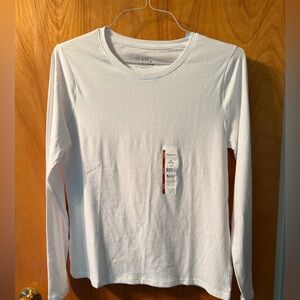 Time and Tru Relaxed Fit White Tee
